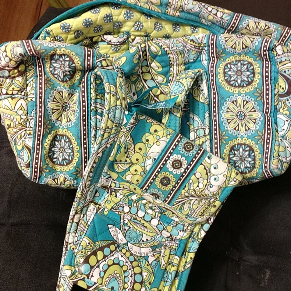 VB turquoise/green bag with wallet
